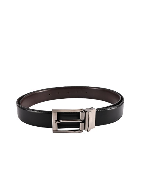

BuckleUp Men Black & Brown Reversible Solid Belt