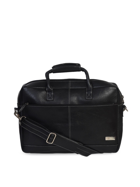 

Peseta Unisex Black Solid 15" Laptop Bag