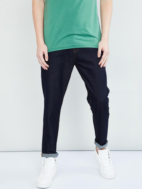 

max Men Navy Blue Skinny Fit Mid-Rise Clean Look Stretchable Jeans