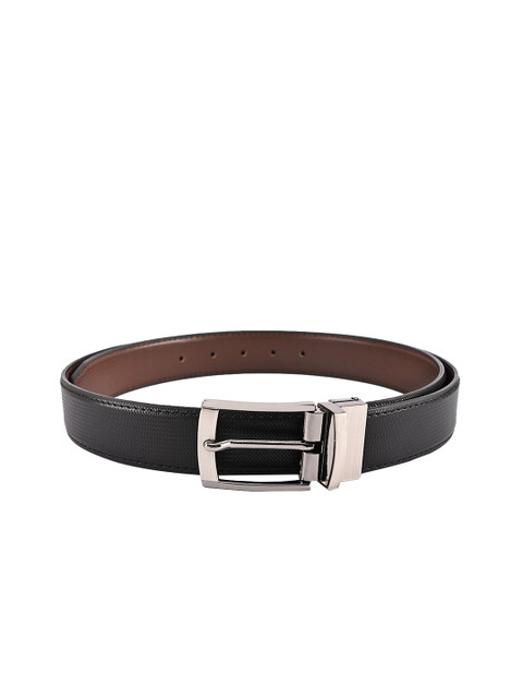 

BuckleUp Men Black & Brown Solid Belt