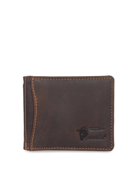 

Peseta Men Brown Solid Money Clip
