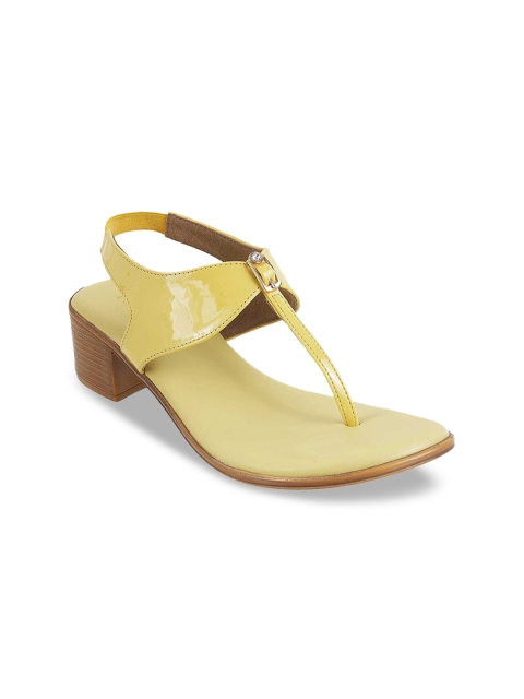 

Metro Women Yellow Solid Heels
