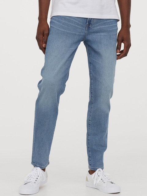 

H&M Men Blue Solid Tapered Jean