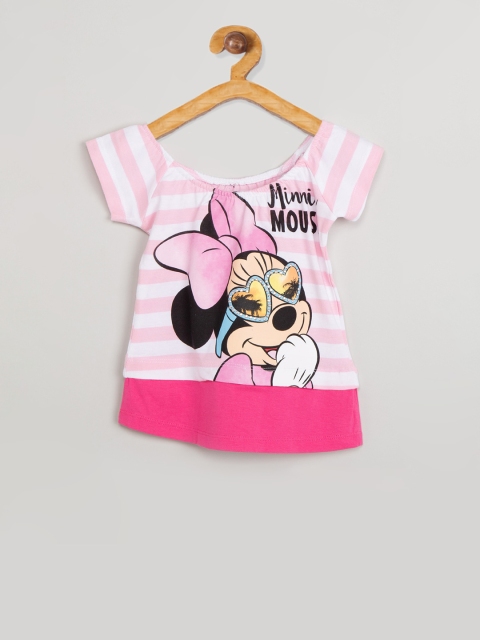 

max Girls Pink Mini Mouse Printed Top