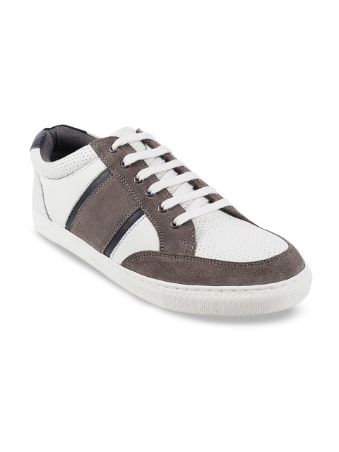 

Metro Men White & Brown Sneakers