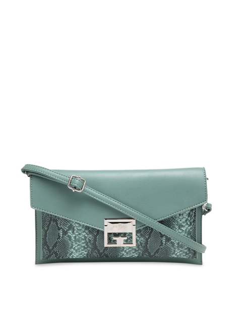

MIO Borsa Green Printed Envelope Clutches