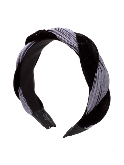 

Stoln Girls Purple & Black Colourblocked Hairband