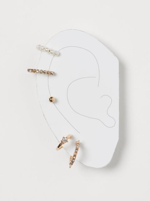 

H&M Women Gold-Toned Earrings & Ear Cuffs, Multi