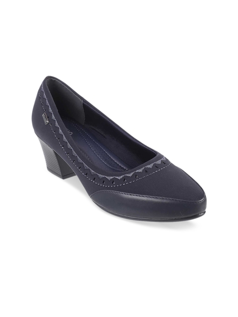 

Metro Women Navy Blue Solid Pumps