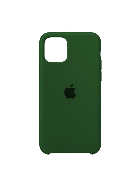 

TREEMODA Green Solid Silicone iPhone 11 Pro Max Case