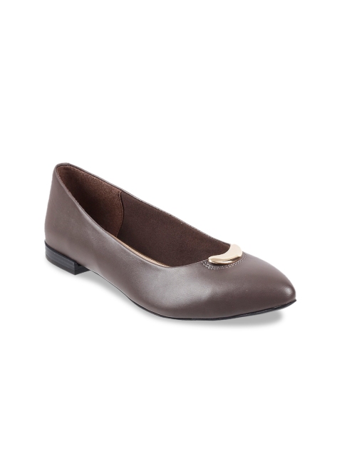 

Metro Women Grey Solid Ballerinas