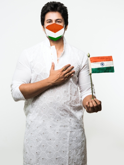 

Status Unisex Pack Of 3 Printed N95 Mask 4 Layer Flags, Multi