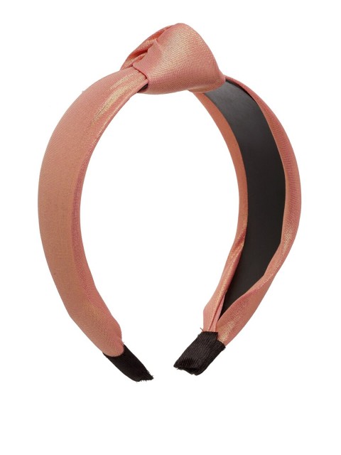 

Stoln Girls Pink Knot on Top Solid Hairband