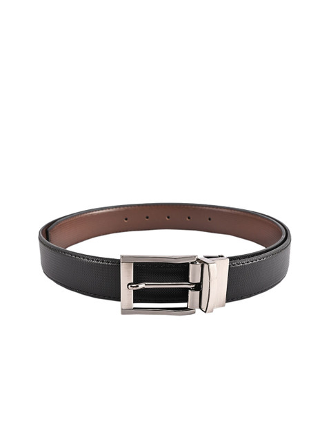

BuckleUp Men Black & Brown Solid Belt