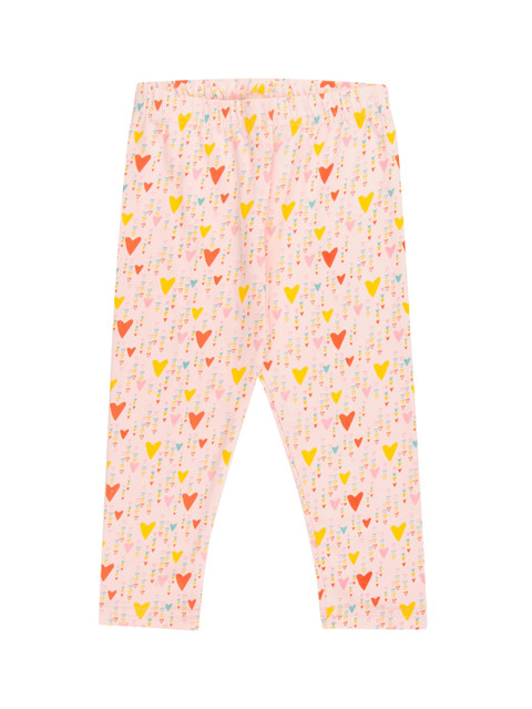 

Donuts Girls Pink & Orange Printed Ankle-Length Leggings