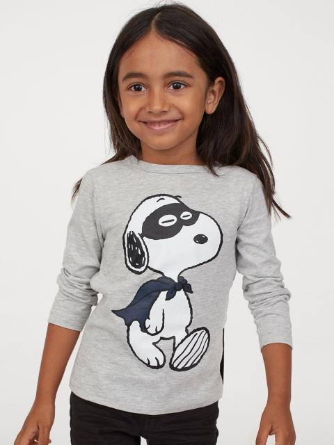 

H&M Girls Grey Jersey Top And Cape