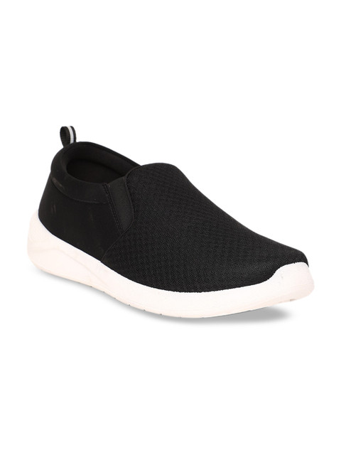 

Bata Men Black Slip-On Sneakers