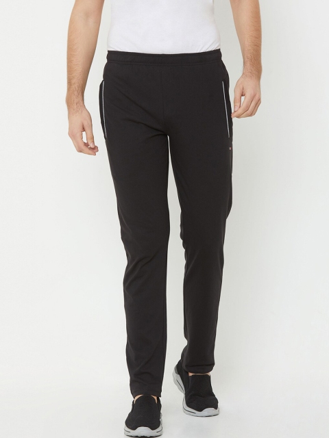 

Sweet Dreams Men Black Solid Track Pants