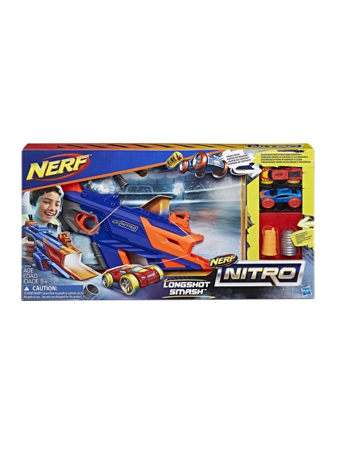 

NERF By ToysRus Boys Blue Nitro Longshot Smash Gun & Darts