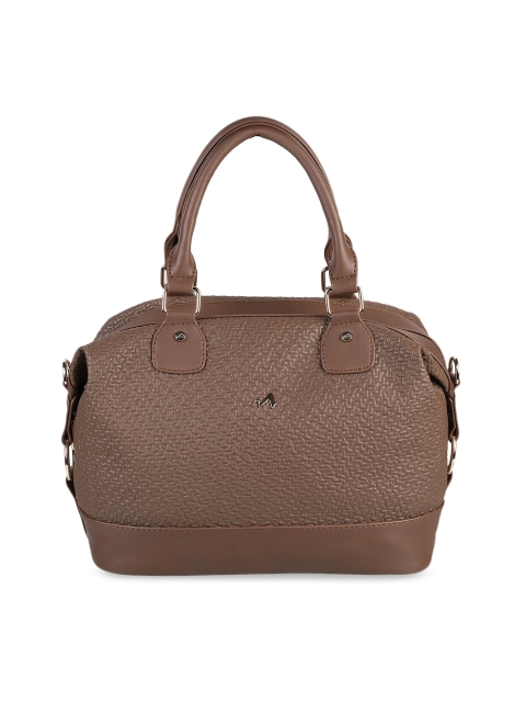 

Metro Brown Textured Handheld Bag