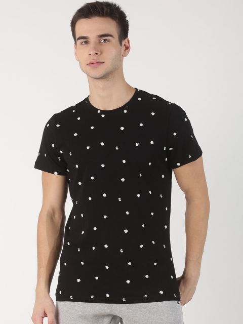 

Soul Space Men Black Printed Round Neck T-shirt