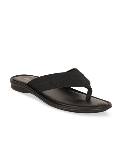 

Bata Men Black Solid Thong Flip-Flops