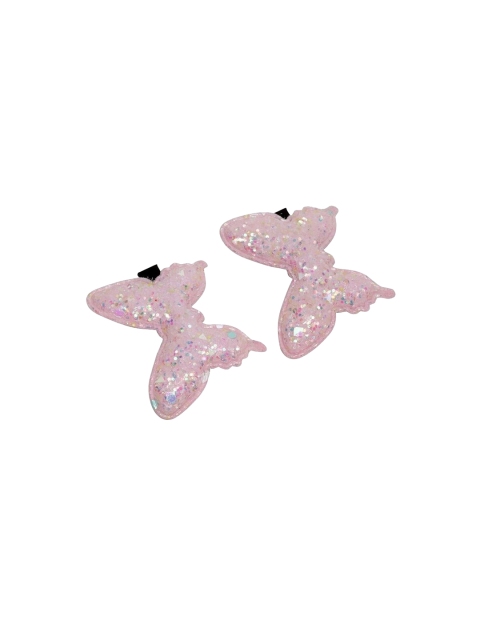 

Stoln Girls Pink Set of 2 Embellished Alligator Hair Clip