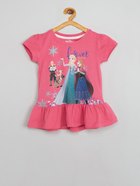 

max Girls Pink Printed Top