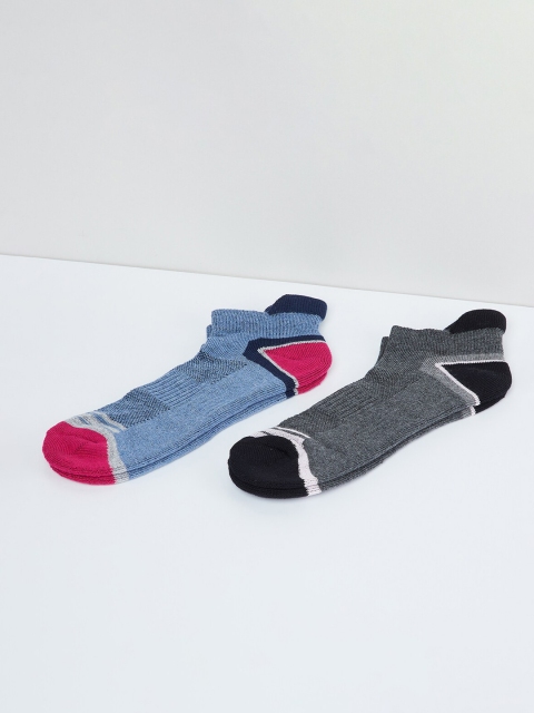

max Women Pack of 2 Assorted Ankle-Length Socks