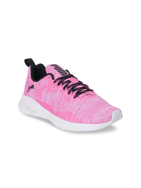 

Puma Women Pink HYBRID Fuego Knit Running Shoes