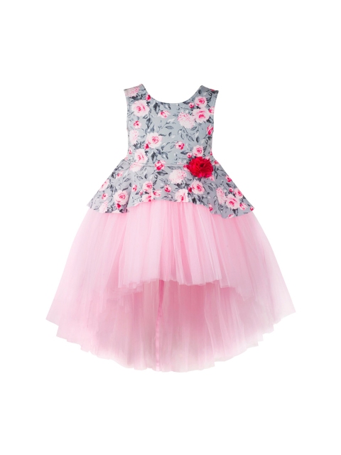 

Toy Balloon kids Girls Pink Printed Fit and Flare Dress