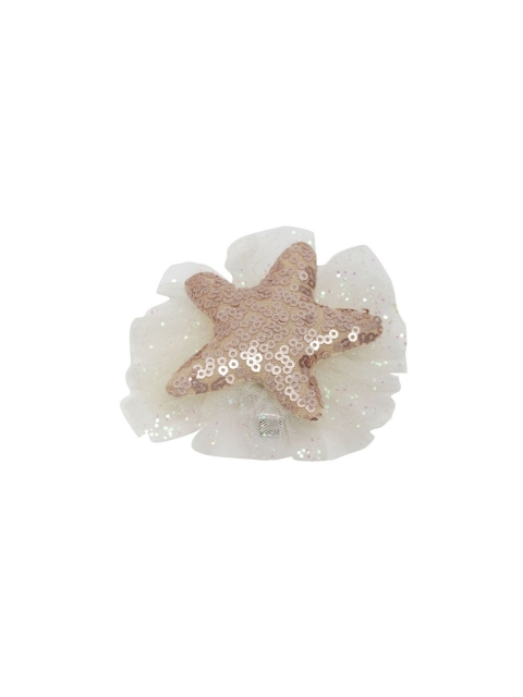 

Stoln Girls Beige Embellished Alligator Hair Clip