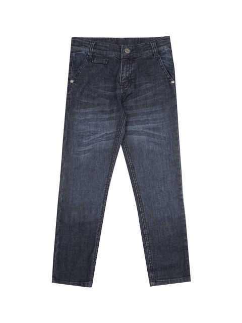 

Cherokee Boys Navy Blue Slim Fit Mid-Rise Jeans