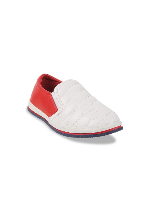

Metro Boys White Slip-On Sneakers