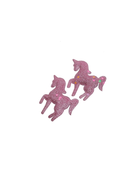 

Stoln Girls Pink Set of 2 Horse Shaped Alligator Hair Clips