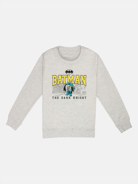 

Kids Ville Boys Grey Batman Printed Sweatshirt