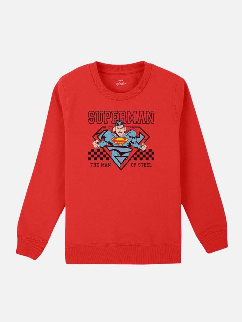 

Kids Ville Boys Red & Blue Printed Sweatshirt
