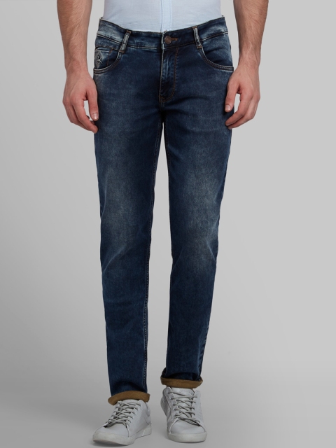 

Parx Men Blue Tapered Fit Mid-Rise Clean Look Jeans