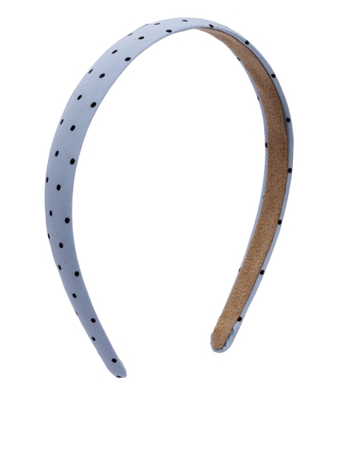 

Stoln Girls Blue & Black Polka Dot Printed Hairband