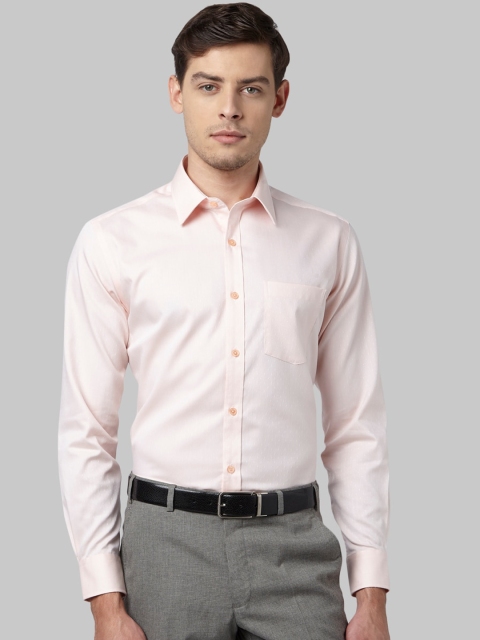 

Park Avenue Men Pink Regular Fit Solid Formal Shirt