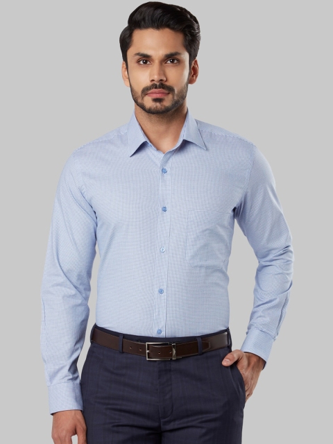 

Raymond Men Blue Regular Fit Solid Formal Shirt