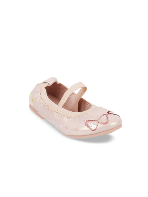 

Mochi Girls Pink Embellished Ballerinas