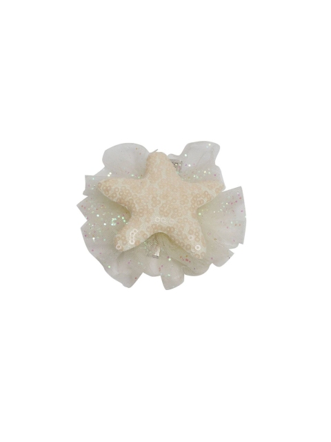 

Stoln Girls White Embellished Alligator Hair Clip