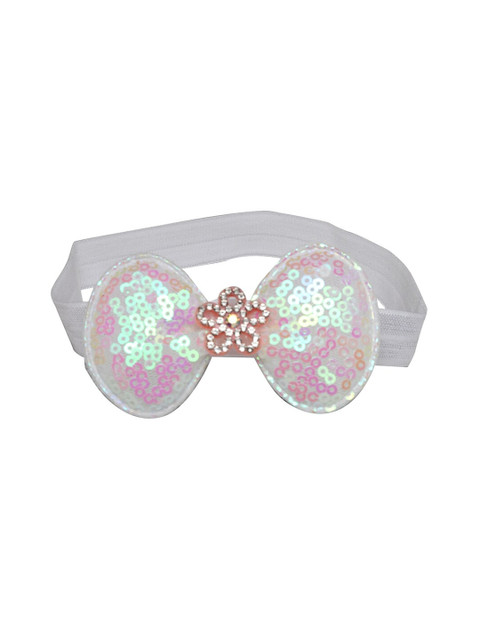

Stoln White Embellished Hairband