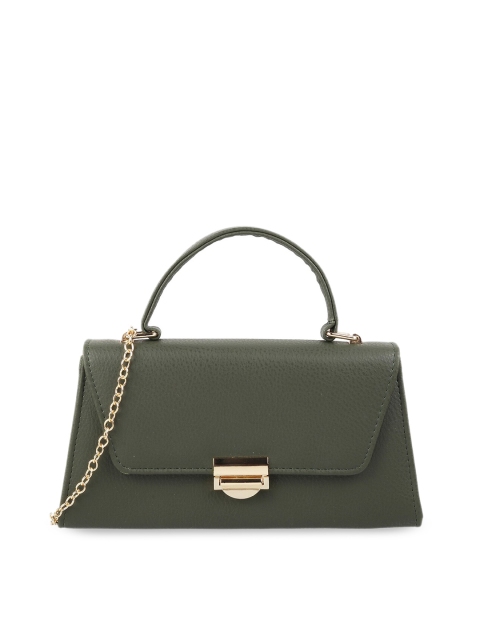 

Metro Olive Green Solid Purse Clutches