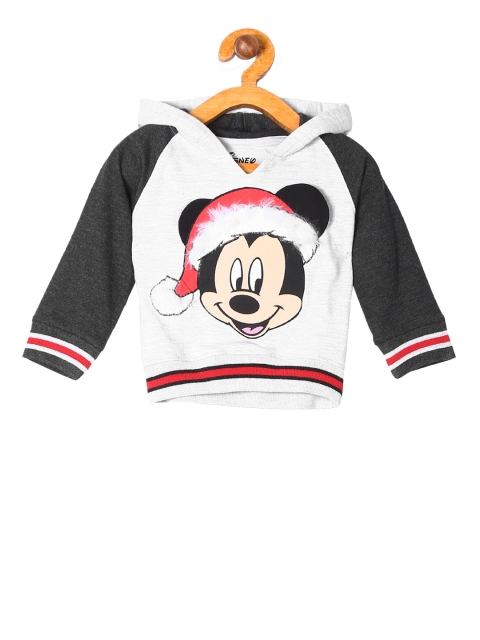 

Colt Boys White & Black Mickey Mouse Printed Sweatshirt