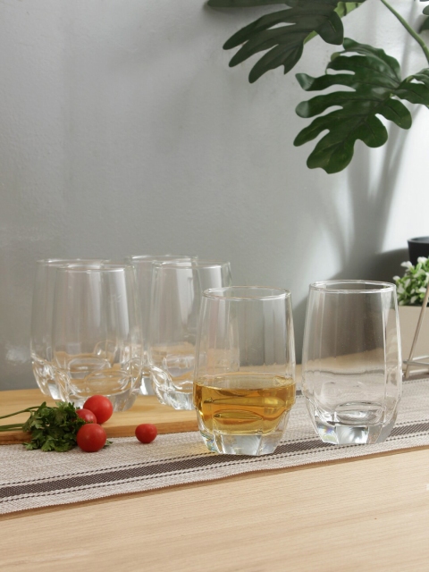 

Ocean Set Of 6 Transparent Solid Charisma Hi Ball Glasses