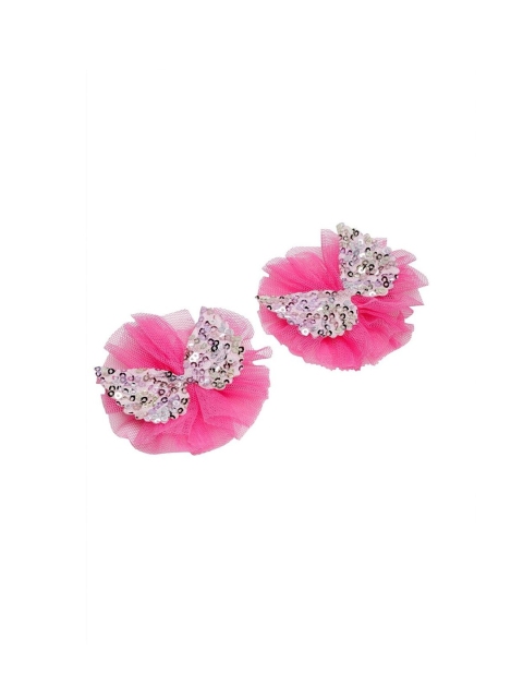 

Stoln Girls Pink Set of 2 Embellished Alligator Hair Clips