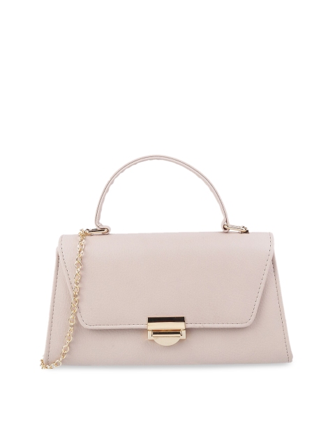 

Metro Women Beige Solid Satchel