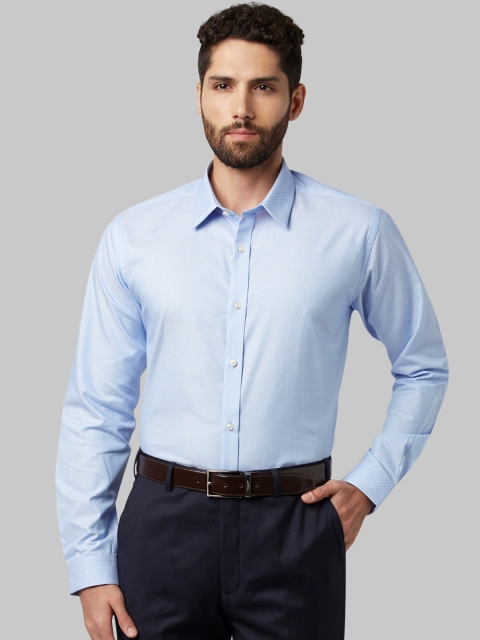 

Park Avenue Men Blue Slim Fit Solid Formal Shirt